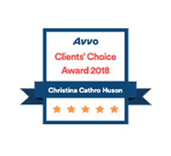 Avvo Clients' Choice Award 2018 | Christina Cathro Huson